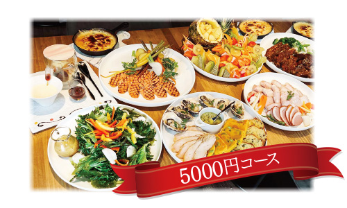 パーティープラン5000円コース